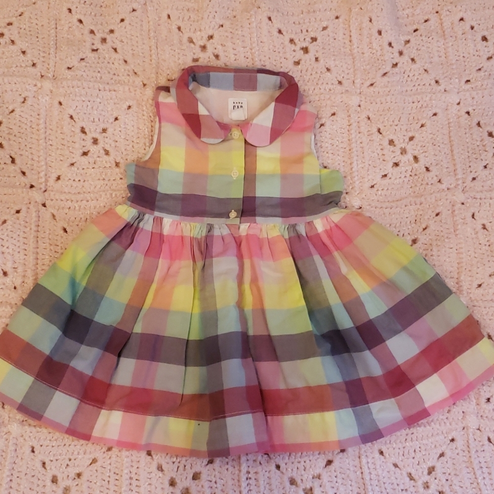 Baby Gap Madras Plaid Dress